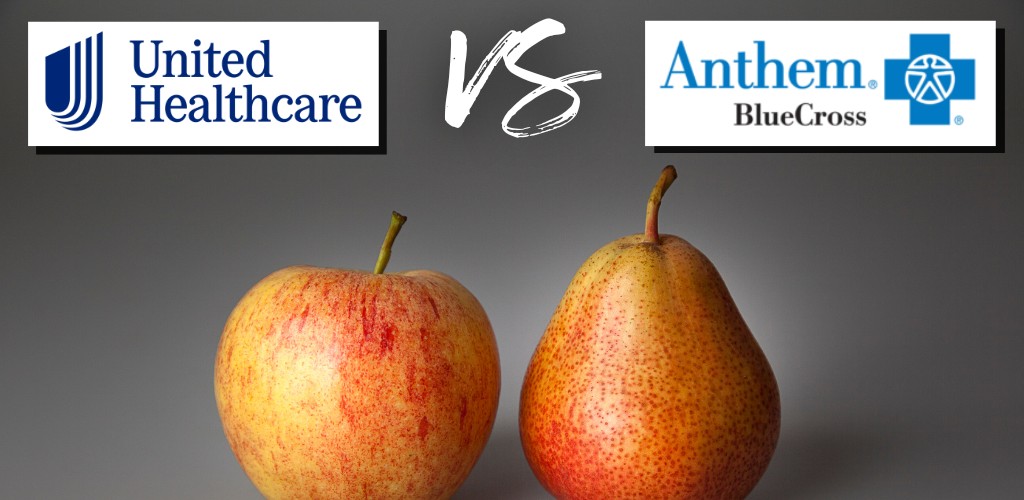 compare united and anthem blue cross in California