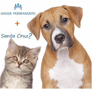Kaiser Permanente logo alongside Santa Cruz County map highlighting new 2017 health coverage expansion