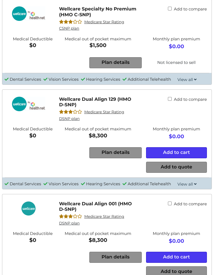 los angeles wellcare snp plans