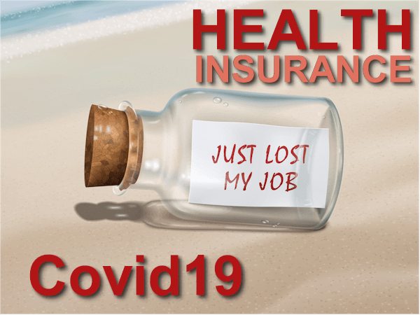 Lost health insurance from covid19